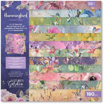Crafters Companion -Hummingbird- 6" Paper Pack