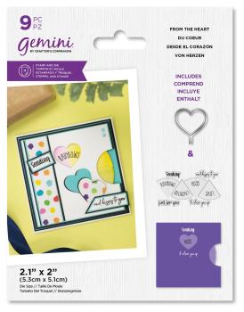 Gemini Reveal Wheel From the Heart  - Stempel & Stanze 