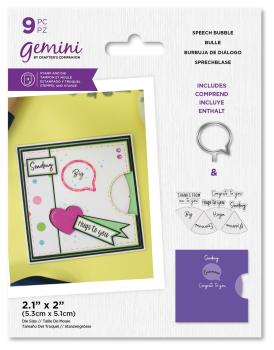 Gemini Speech Bubble  - Stempel & Stanze 