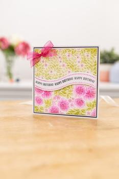 Gemini Happy Birthday  - Embossing Folder, Stamp & Die  - Alles Gute zum Geburtstag