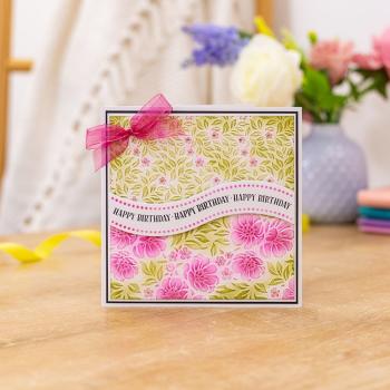 Gemini Happy Birthday  - Embossing Folder, Stamp & Die  - Alles Gute zum Geburtstag