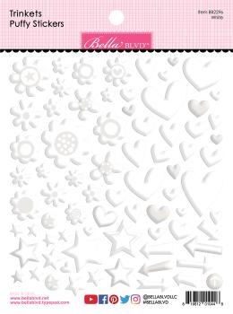 Bella BLVD White Trinkets Puffy Sticker 