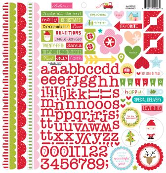 Bella BLVD Fa La La Doohickey Cardstock Sticker 