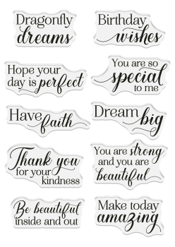 Crafters Companion - Dancing Dragonfly  - Clear Stamps