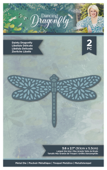 Crafters Companion -Dancing Dragonfly Metal Die Dainty Dragonfly - Stanze