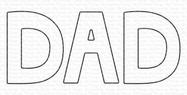 My Favorite Things Die-namics "Dad" | Stanzschablone | Stanze | Craft Die