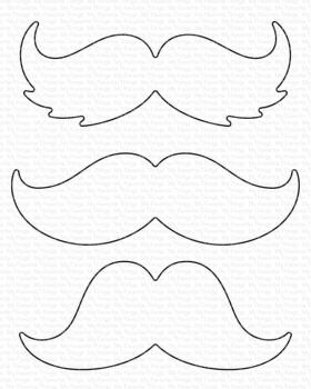 My Favorite Things Die-namics "Mustache Trio" | Stanzschablone | Stanze | Craft Die