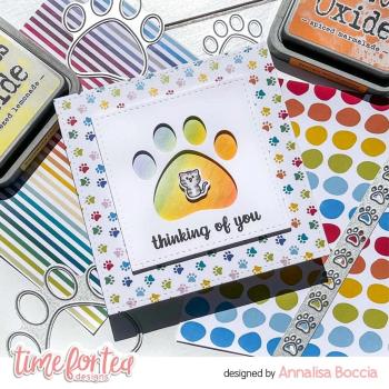Time For Tea 6x6 Paper Pack Designs Pawsome Rainbows 