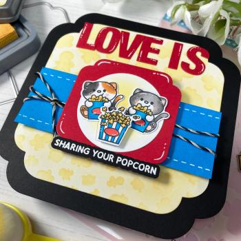 Time For Tea Stencil Designs Popping Popcorn