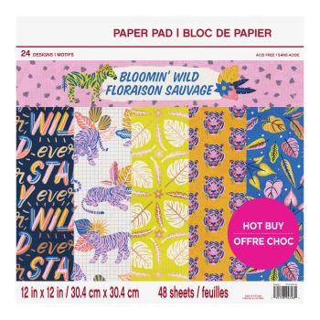 Craft Smith "Bloomin' Wild" 12x12" Paper Pad