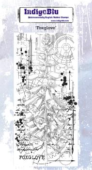 IndigoBlu "Foxglove Rubber " siehe Foto Rubber Stamp