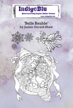 IndigoBlu "Bells Bauble" A6 Rubber Stamp