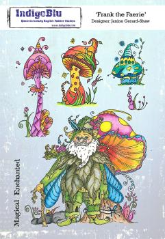 IndigoBlu "Frank the Faerie" A5 Rubber Stamp
