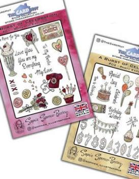 The Card Hut Party Explosion  Clear Stamps Stempelset 
