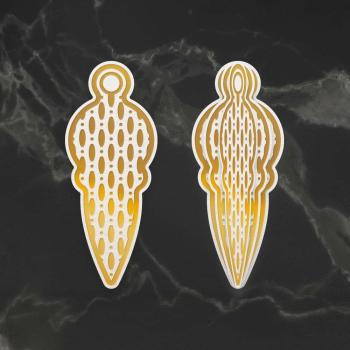 Couture Creations Cut, Foil & Emboss Die "Raindrop Bauble"