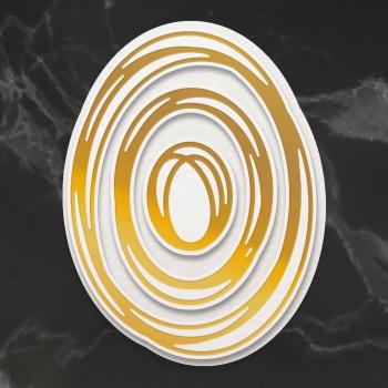 Couture Creations Cut, Foil & Emboss Die " Nesting Oval Dies"
