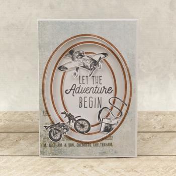 Couture Creations Cut, Foil & Emboss Die "Nesting Negative Ovals Dies "