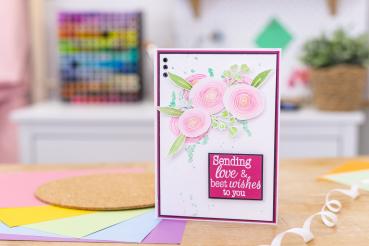 Crafters Companion - Radiant Ranunculus - Clear Stamps