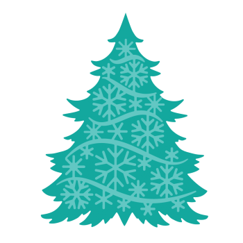 Gemini O Christmas Tree  Double-Sided Die - doppelseitige Stanze O Weihnachtsbaum 