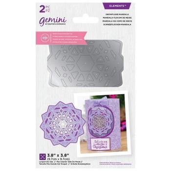 Gemini Snowflake Mandala  Double-Sided Die - doppelseitige Stanze Schneeflocken-Mandala