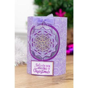 Gemini Snowflake Mandala  Double-Sided Die - doppelseitige Stanze Schneeflocken-Mandala