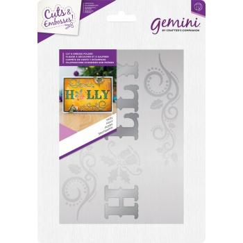 Gemini Holly Cut and Emboss Folder - Schneide- und Prägeschablone - 
