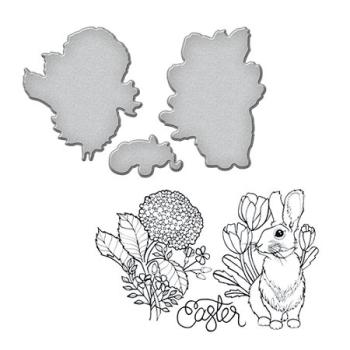 Spellbinders Stempel & Stanzset "Bunny Stamp And Die Set"