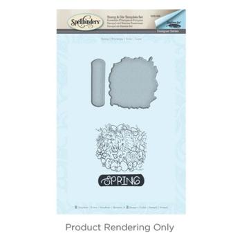 Spellbinders Stempel & Stanzset "Spring Stamp And Die Set"