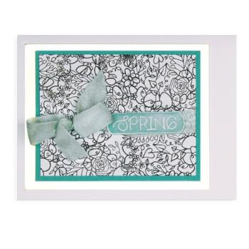 Spellbinders Stempel & Stanzset "Spring Stamp And Die Set"