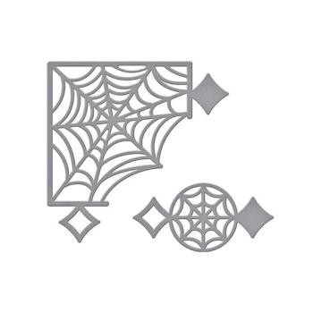 Spellbinders Dies "Spider Web Corners Card Creator Etched" Stanzschablonen