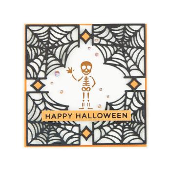 Spellbinders Dies "Spider Web Corners Card Creator Etched" Stanzschablonen