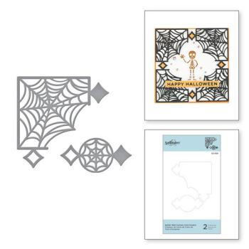 Spellbinders Dies "Spider Web Corners Card Creator Etched" Stanzschablonen