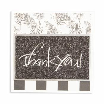 Spellbinders Hotfoil Plate - "Thank You"