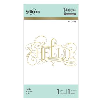 Spellbinders Hotfoil Plate - Hello