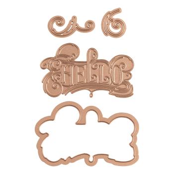 Spellbinders Hotfoil Plate - Hello