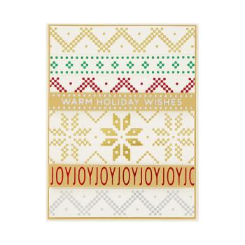 Spellbinders Hotfoil Plate - "Christmas Border Greetings Glimmer"