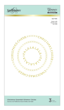 Spellbinders Hotfoil Plate - "Christmas Essential Glimmer Circles"