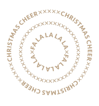 Spellbinders Hotfoil Plate - "Christmas Essential Glimmer Circles"