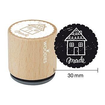 Woodies- Homemade - Rubber Stamp 