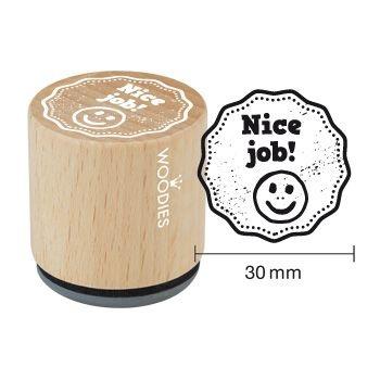 Woodies- Nice job! - Rubber Stamp 