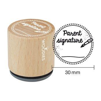 Woodies- Parent signature - Rubber Stamp 