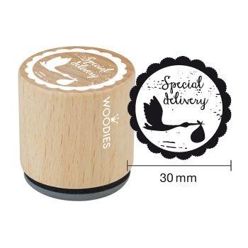 Woodies- Special delivery - Rubber Stamp 