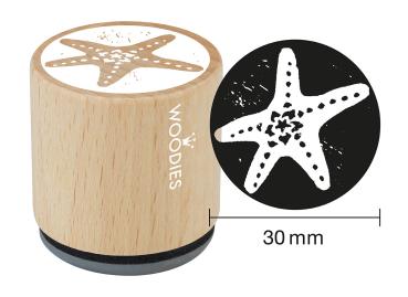 Woodies- Starfish - Rubber Stamp 