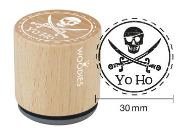 Woodies- Yo Ho - Rubber Stamp 