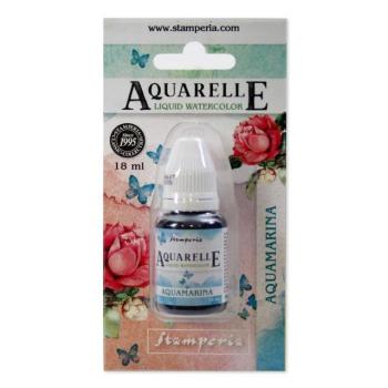 Stamperia Aquarelle Watercolor " Aquamarina " 18ml - Aquarellfarbe