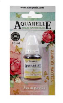 Stamperia Aquarelle Watercolor " Yellow Quartz " 18ml - Aquarellfarbe