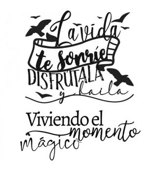 Stamperia Stempel "Viviendo el Momento Magico" Clear Stamps