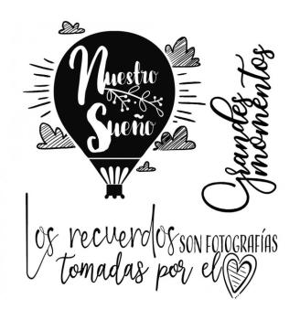 Stamperia Stempel "Balloon" Clear Stamps