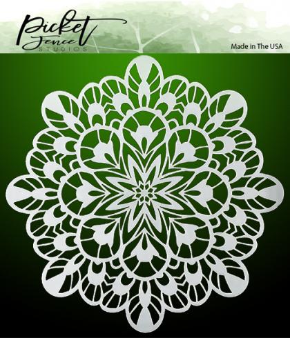 Picket Fence Studios "Fancy Kaleidoscope" Stencil - Schablone