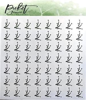 Picket Fence Studios "Wishes" Stencil - Schablone